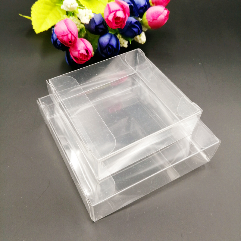 Event Party Box - 50 ชิ้น ABB ใส PVC กล่องพลาสติกบรรจุภัณฑ์งานแต่งงานของขวัญกล่องสําหรับเครื่องประดับกล่อง