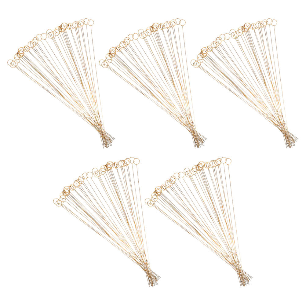 Centerpiece Stick - 100 ชิ้น ที่หนีบการ์ดดอกไม้โลหะสีทอง สำหรับตกแต่งโต๊ะงานแต่งงาน จัดแสดงรูปภาพ จัดดอกไม้