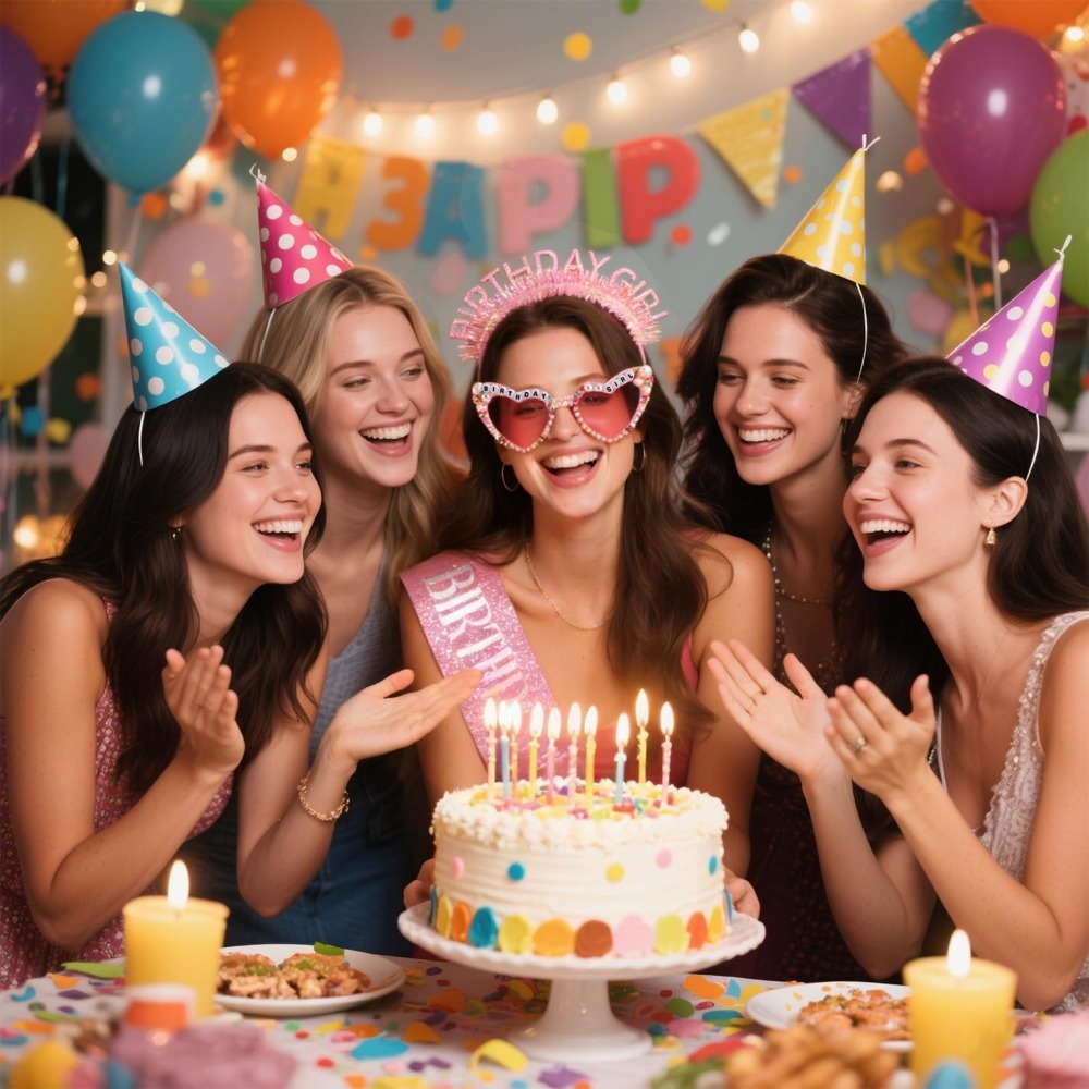 สายคาดผมวันเกิดสำหรับสาวน้อย ท - Birthday Sash Glitter บทวิจารณ์และราคา