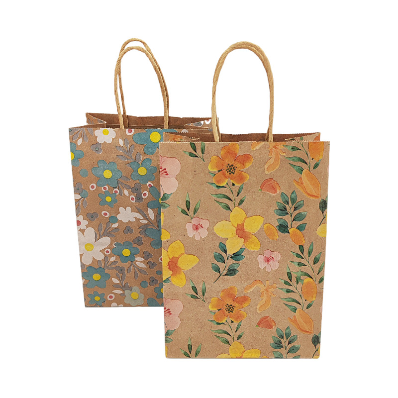 กระเป๋าของขวัญลายดอกไม้กระดาษค - Event Party Shop บทวิจารณ์และราคา