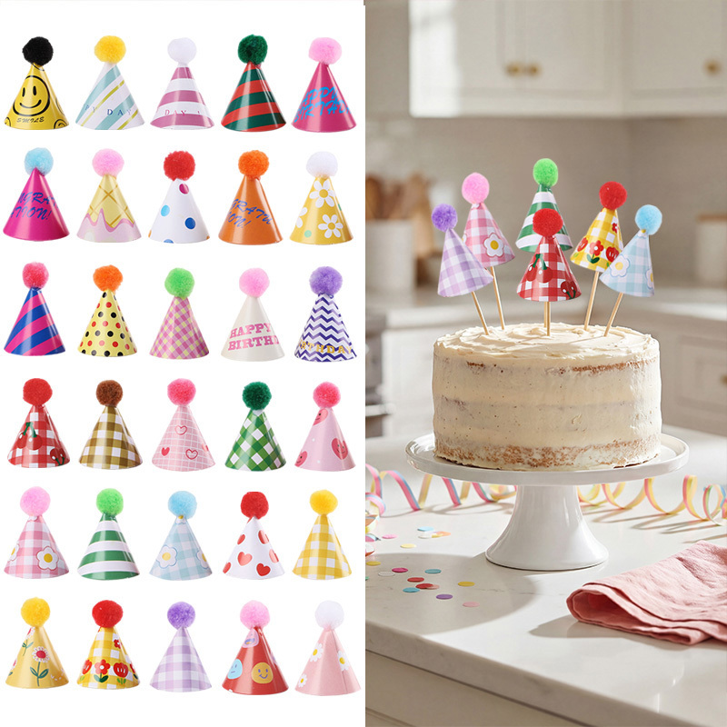 หมวกปาร์ตี้ขนาดเล็ก 15/30 ชิ้น - Party Hat Cone บทวิจารณ์และราคา