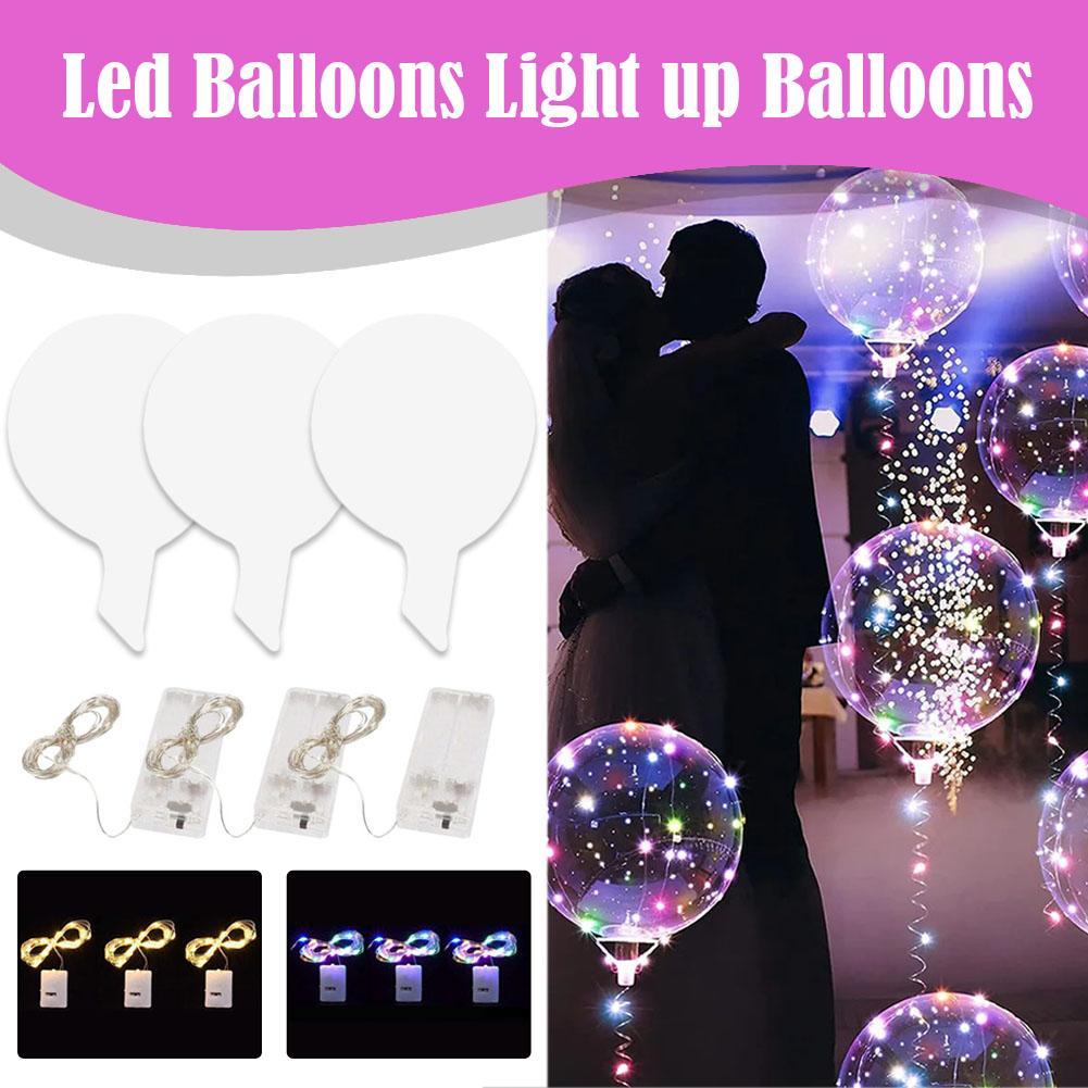 ลูกโป่งไฟ LED 3 ชิ้น ลูกโป่งเร - Led Balloon Light บทวิจารณ์และราคา