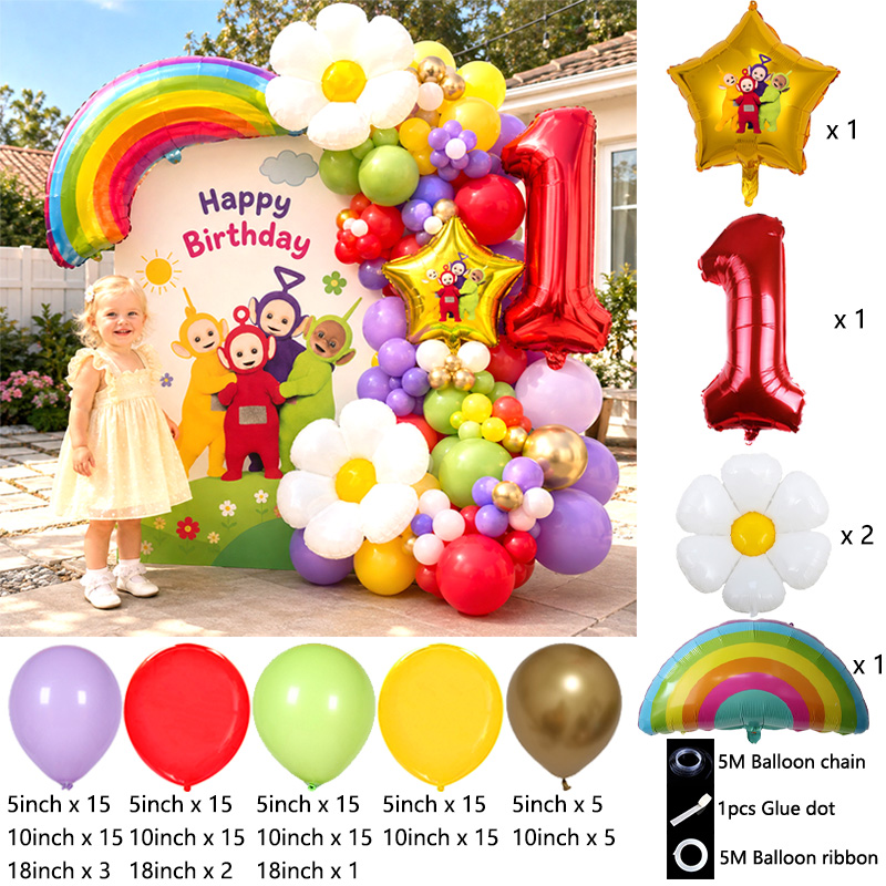 ชุดลูกโป่งโค้งเทเลทับบี้ส์ ชุด - Balloon Arch Kit บทวิจารณ์และราคา