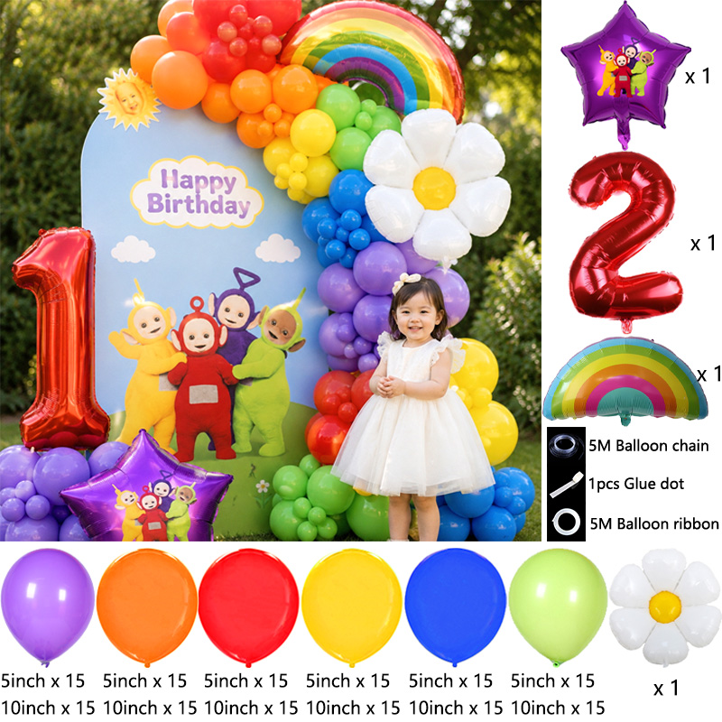 ชุดลูกโป่งโค้งเทเลทับบี้ส์ ชุด - Balloon Arch Kit บทวิจารณ์และราคา