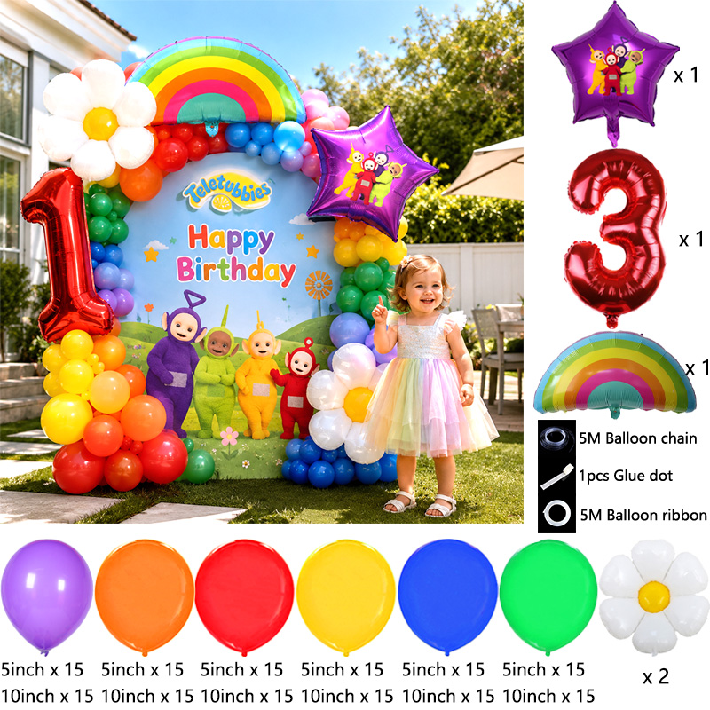 ชุดลูกโป่งโค้งเทเลทับบี้ส์ ชุด - Balloon Arch Kit บทวิจารณ์และราคา