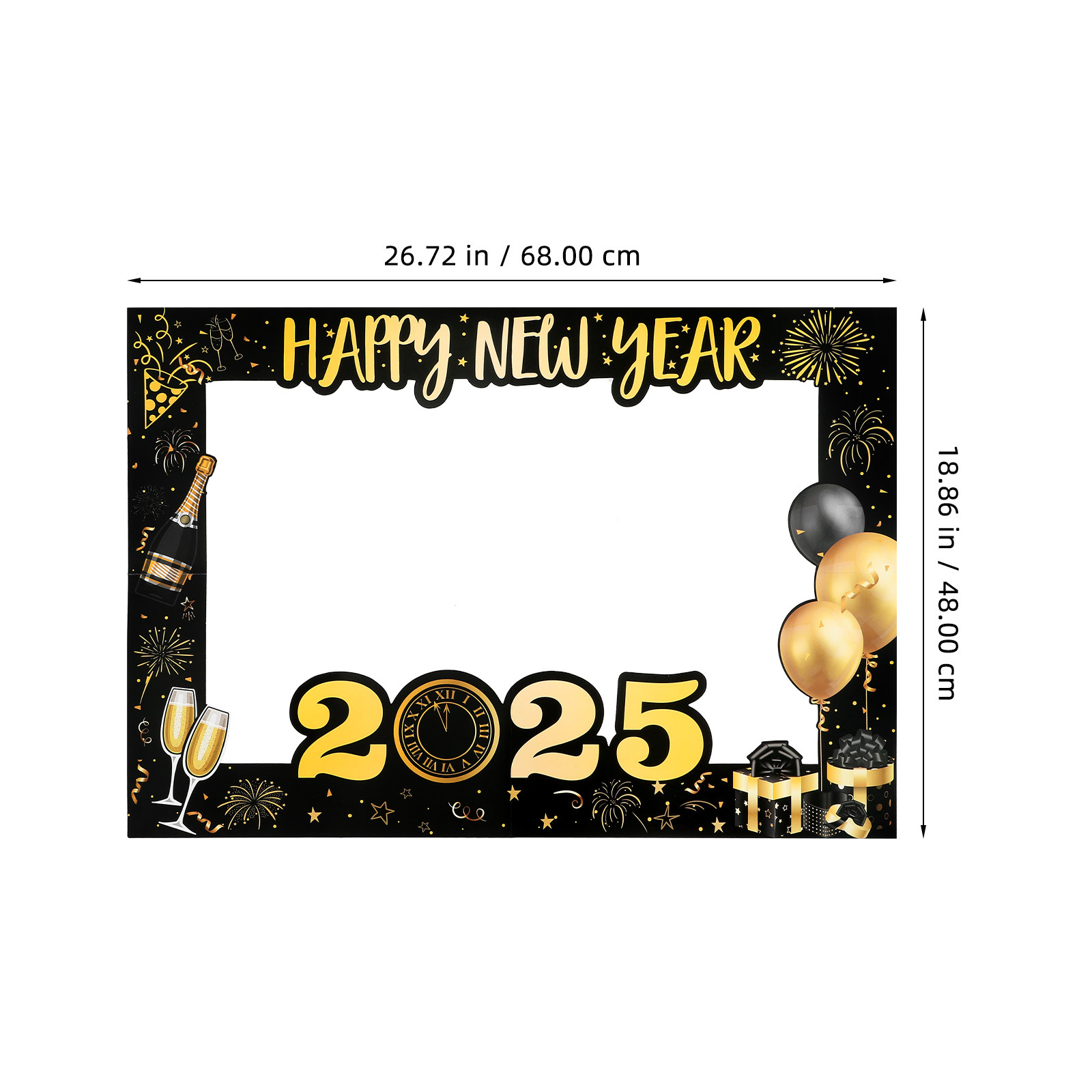 กรอบรูปกระดาษสีดำทองสุดสร้างสร - Photo Booth Frame บทวิจารณ์และราคา