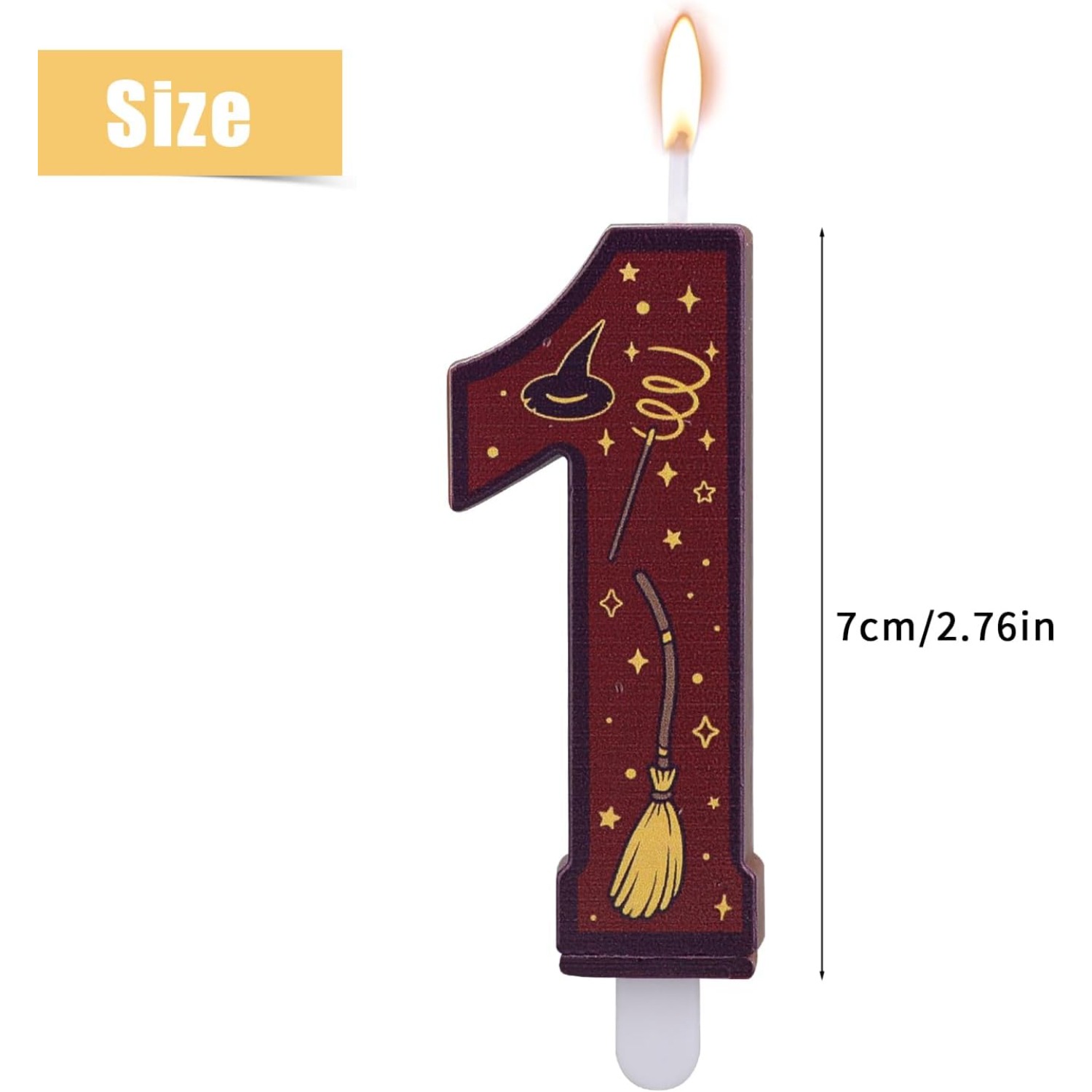 1 ชุด เทียนสีน้ำตาลธีมเวทมนตร์ - Event Supplies บทวิจารณ์และราคา