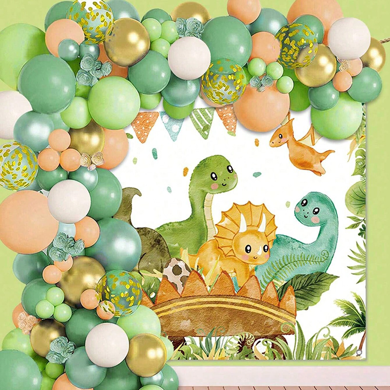ชุดลูกโป่งไดโนเสาร์สำหรับงานวั - Balloon Arch Kit บทวิจารณ์และราคา