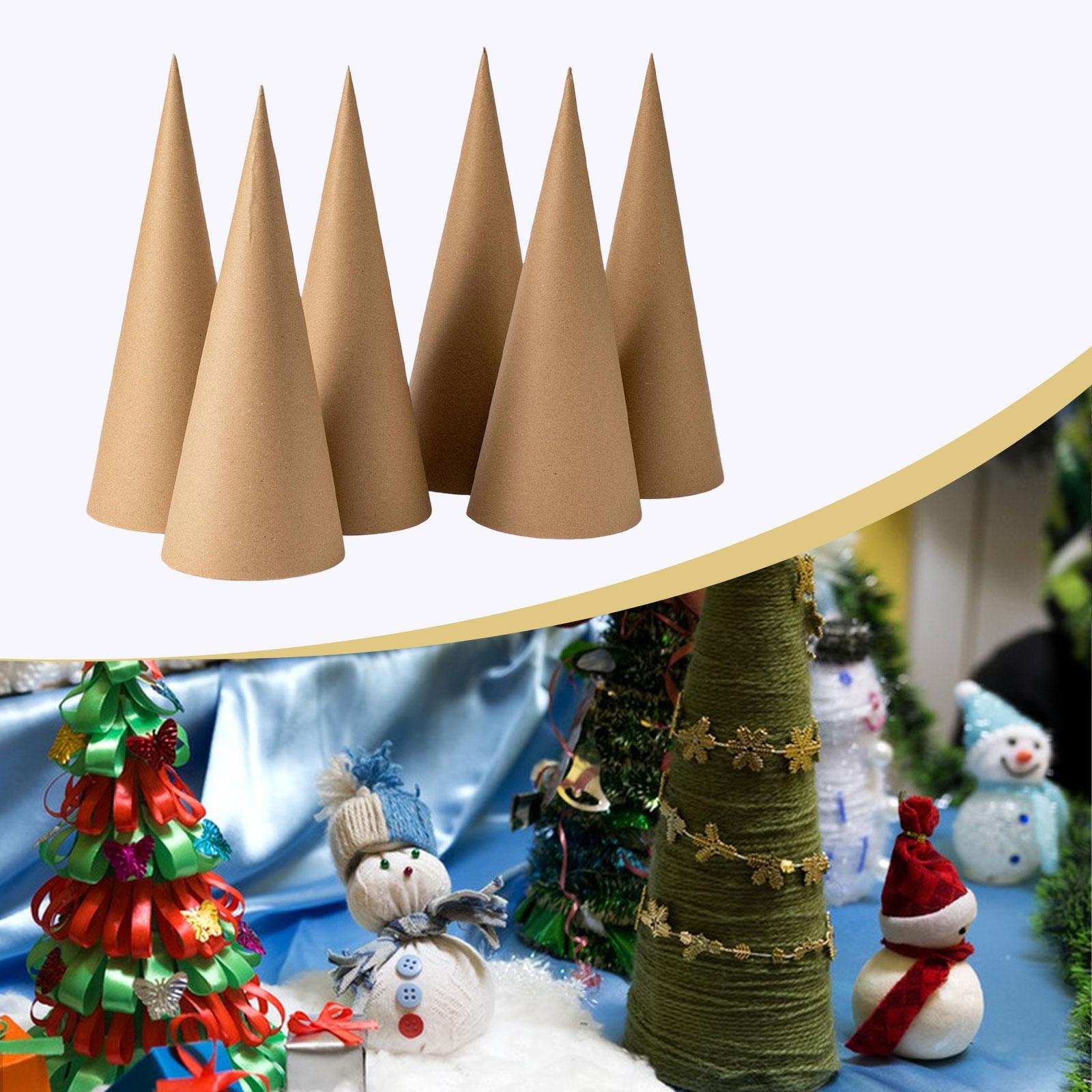 กรวยกระดาษคราฟท์ 6 ชิ้น สำหรับ - Party Hat Cone บทวิจารณ์และราคา
