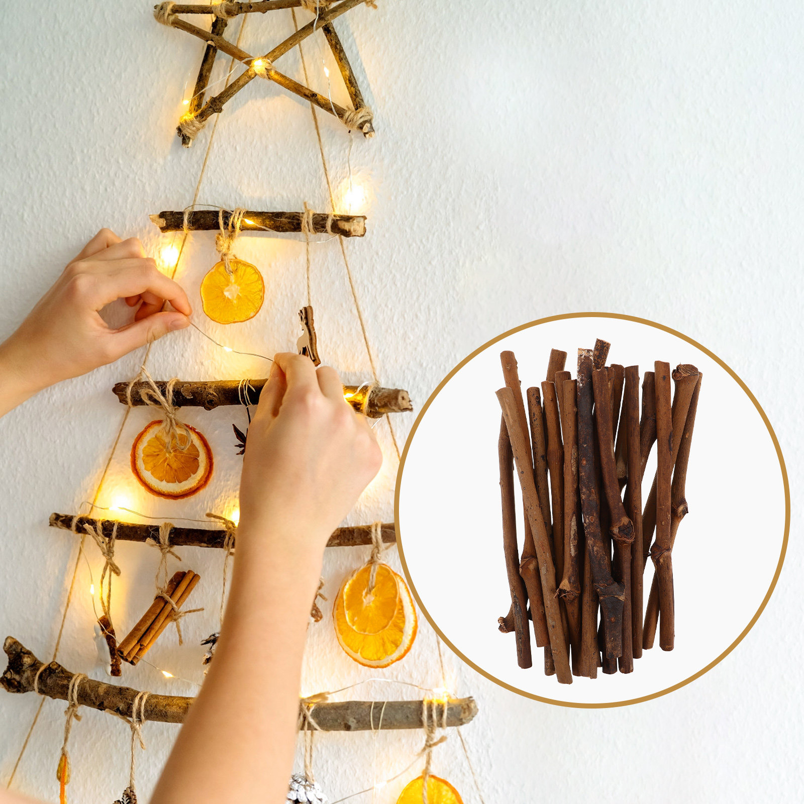 กิ่งไม้แห้ง 20 ชิ้น สำหรับงานฝ - Centerpiece Stick บทวิจารณ์และราคา