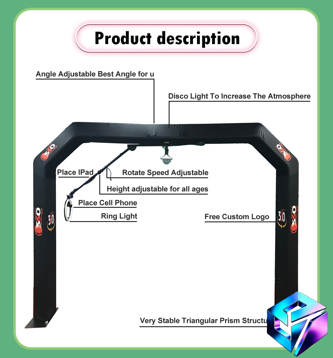 ตู้ถ่ายภาพ 360 องศาแบบแขวนเพดา - Event Supplies บทวิจารณ์และราคา