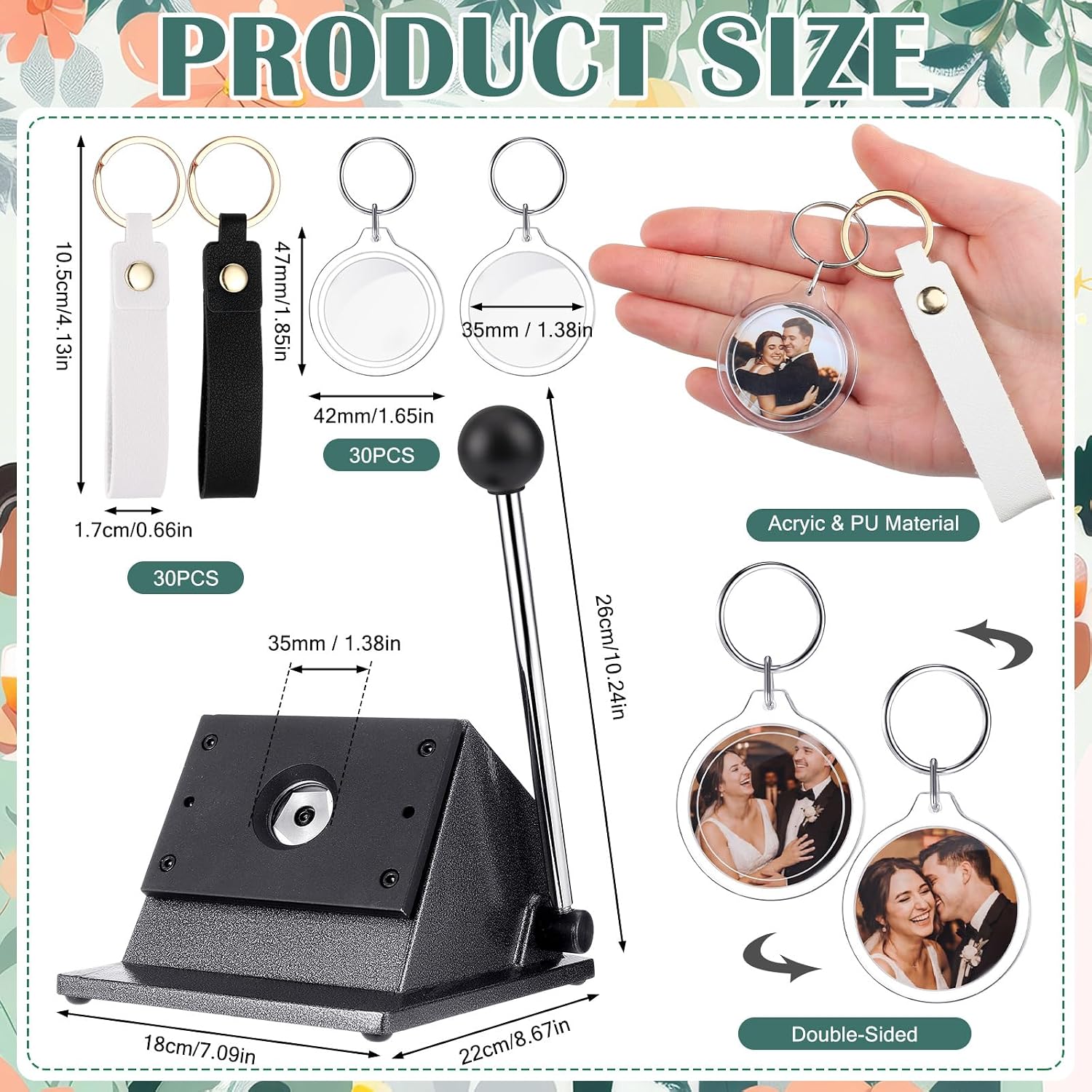ชุดอุปกรณ์ทำพวงกุญแจรูปถ่าย 61 - Photo Booth Frame บทวิจารณ์และราคา