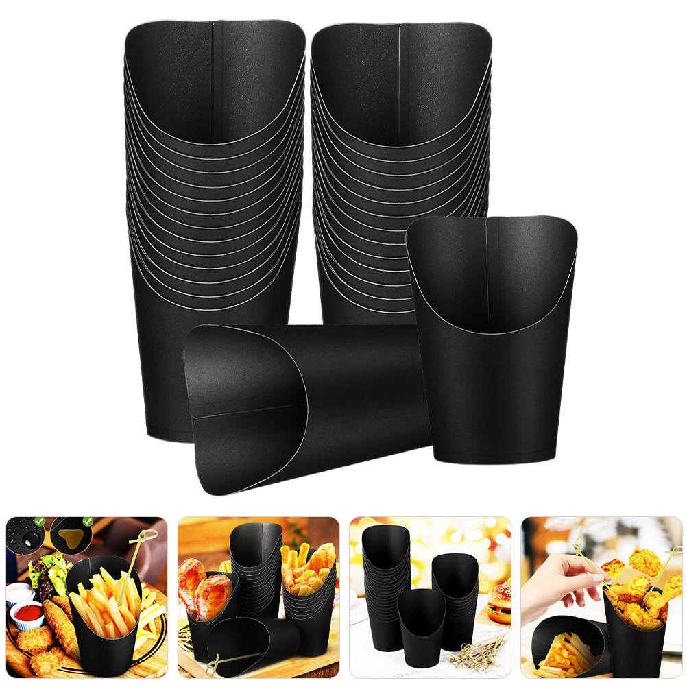 ถ้วยกระดาษคราฟท์สำหรับใส่เฟรนช - Plastic Cup 50Pcs บทวิจารณ์และราคา