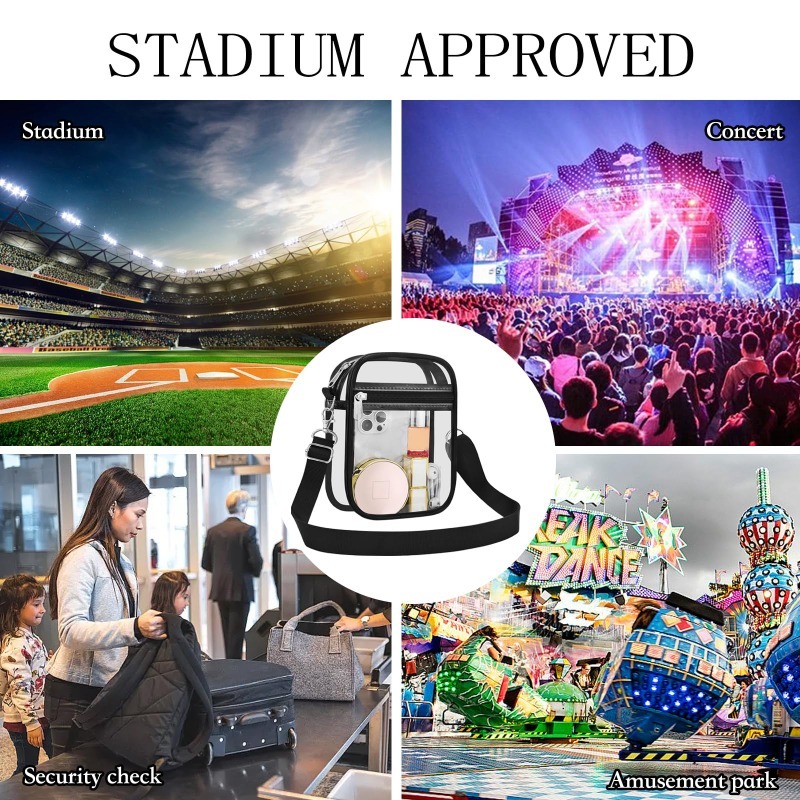 กระเป๋าสะพายข้างใสสำหรับผู้หญิ - Event & Party Supply Photos บทวิจารณ์และราคา