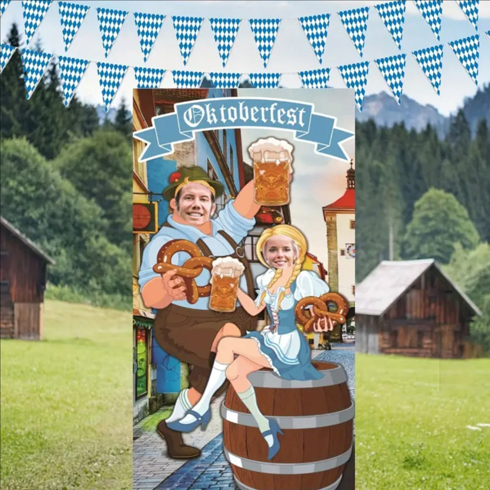 1 PC 1.8x0.9 M ไวนิล Oktoberfe - Photo Booth Frame บทวิจารณ์และราคา