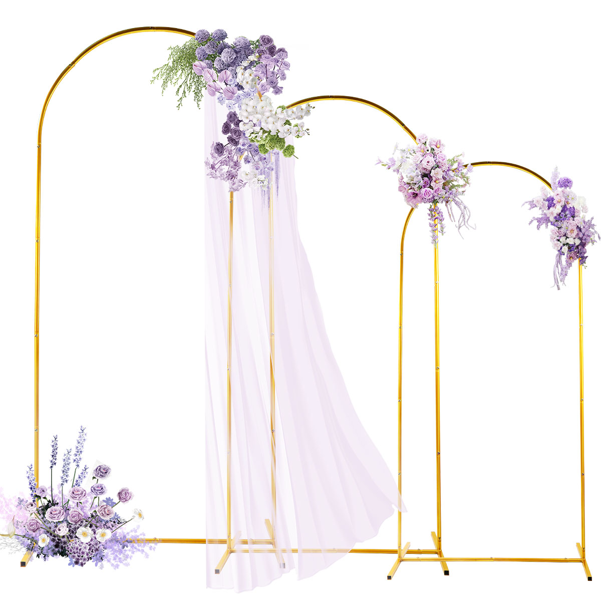 ชุดโครงเหล็กโค้งสีทอง 3 ชิ้น ป - Balloon Arch Kit บทวิจารณ์และราคา