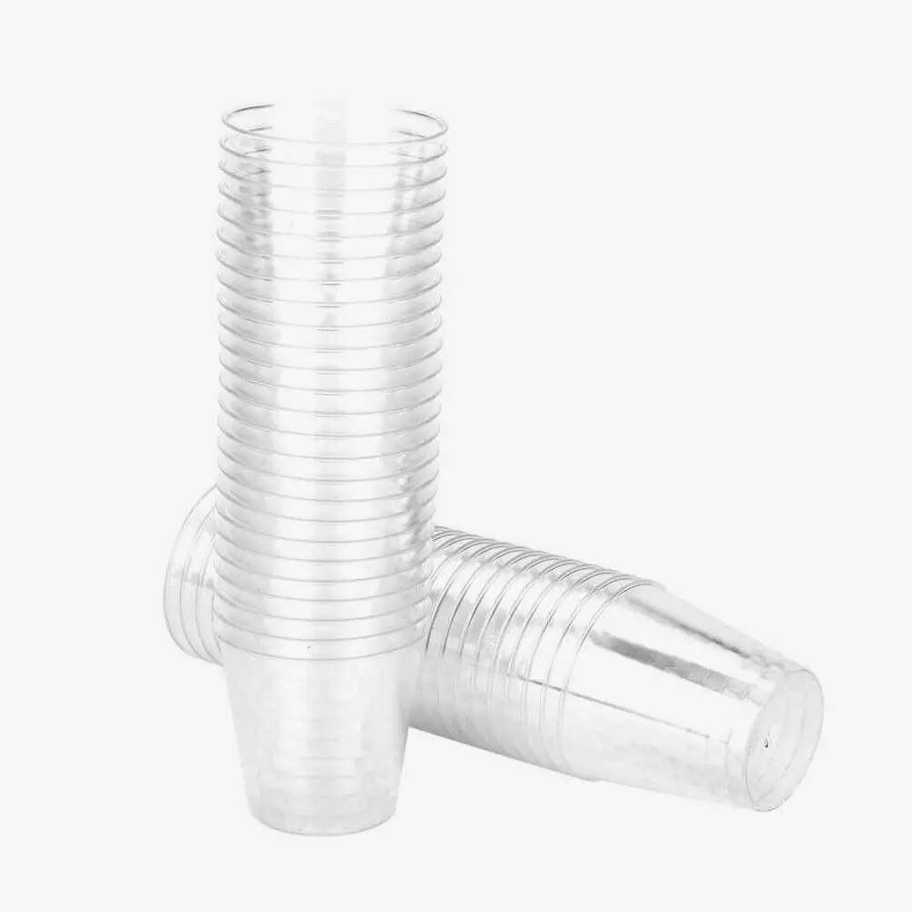 35ml 50 X พลาสติกใส Jelly ถ้วย - Plastic Cup 50Pcs บทวิจารณ์และราคา